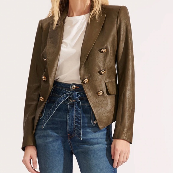 Veronica Beard Jackets & Blazers - Veronica Beard Dickey Cooke Leather Jacket